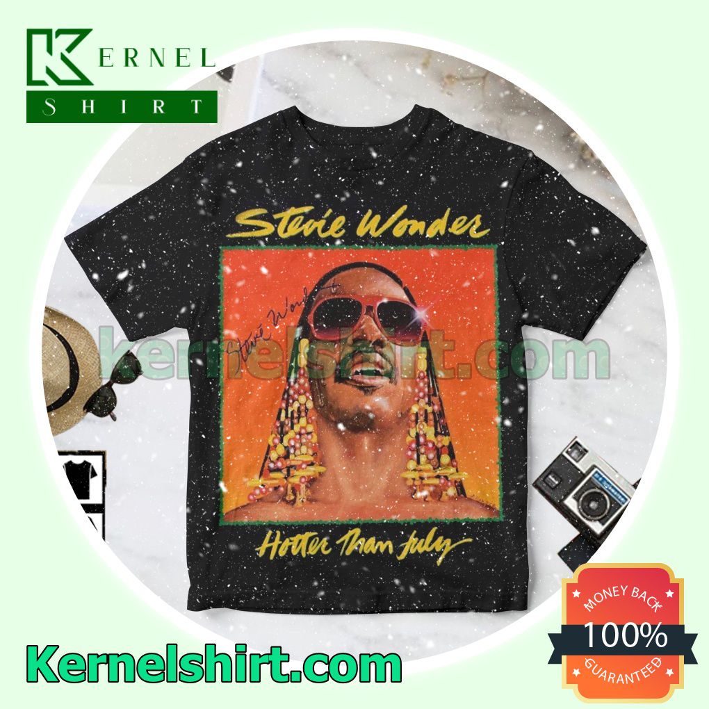 Stevie Wonder Hotter Than July Album Cover Personalized Shirt