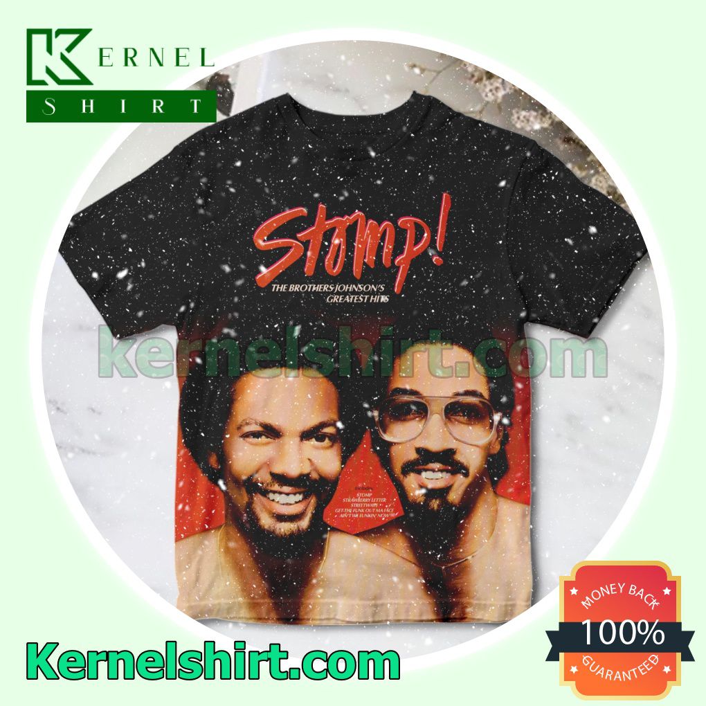 Stomp The Brothers Johnson's Greatest Hits Album Cover Personalized Shirt