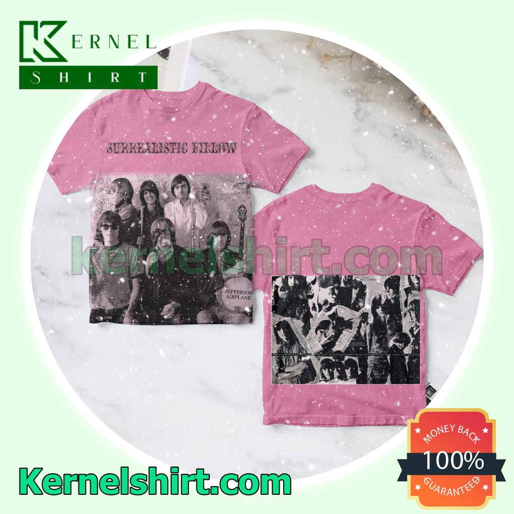 Surrealistic Pillow Album Cover By Jefferson Airplane Pink Personalized Shirt