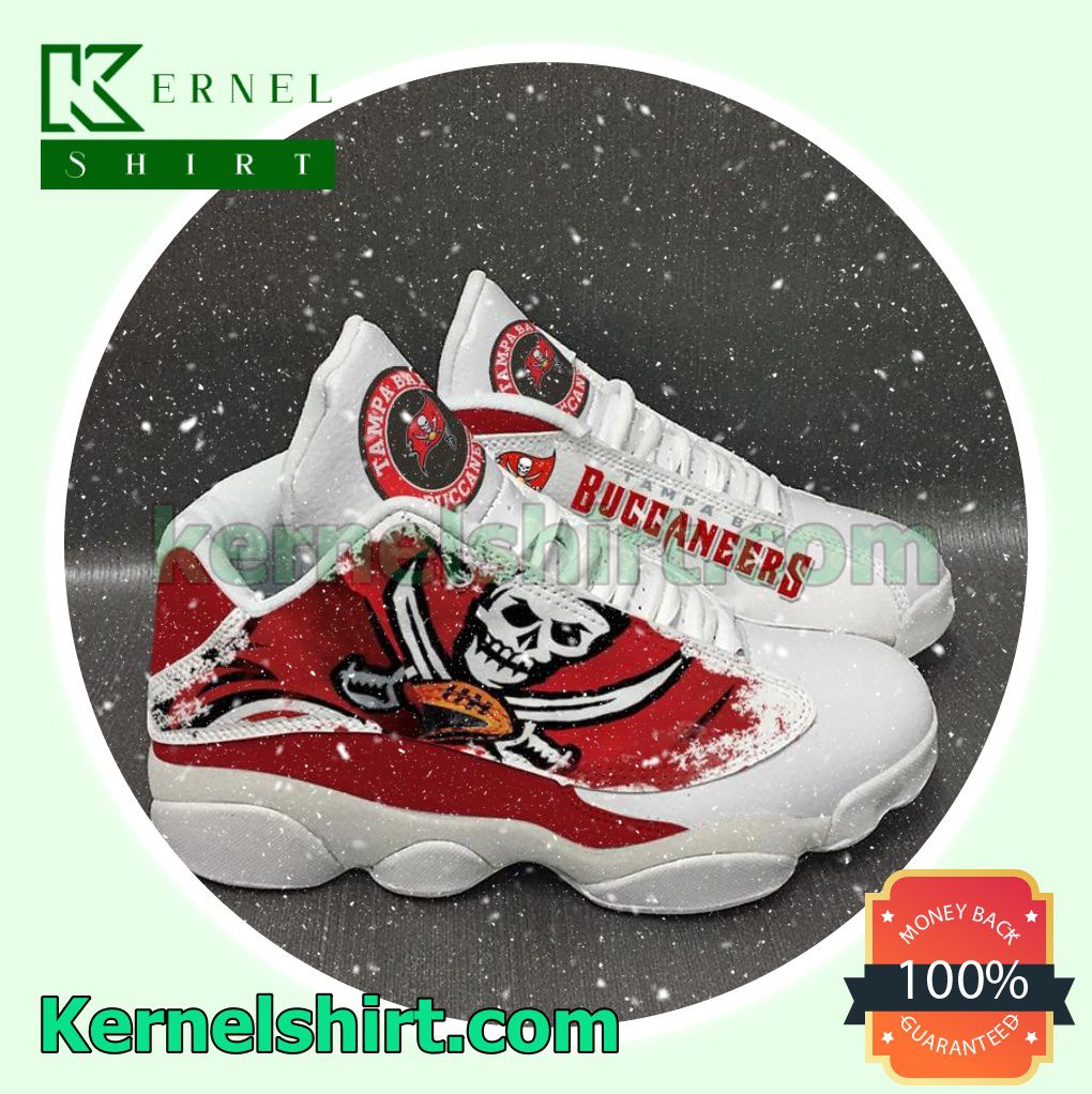 Tampa Bay Buccaneers Skull White Nike Sneakers