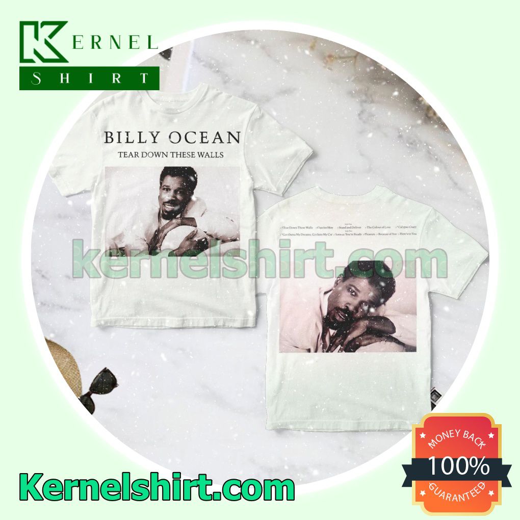 Tear Down These Walls Album By Billy Ocean White Personalized Shirt
