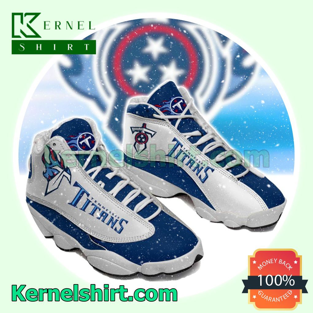 Tennessee Titans Blue White Nike Sneakers