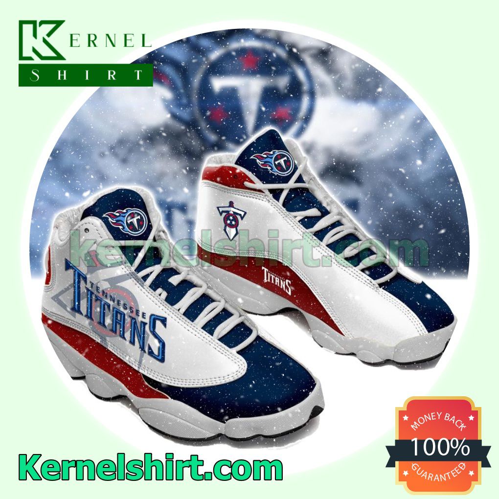 Tennessee Titans Red Blue Nike Sneakers