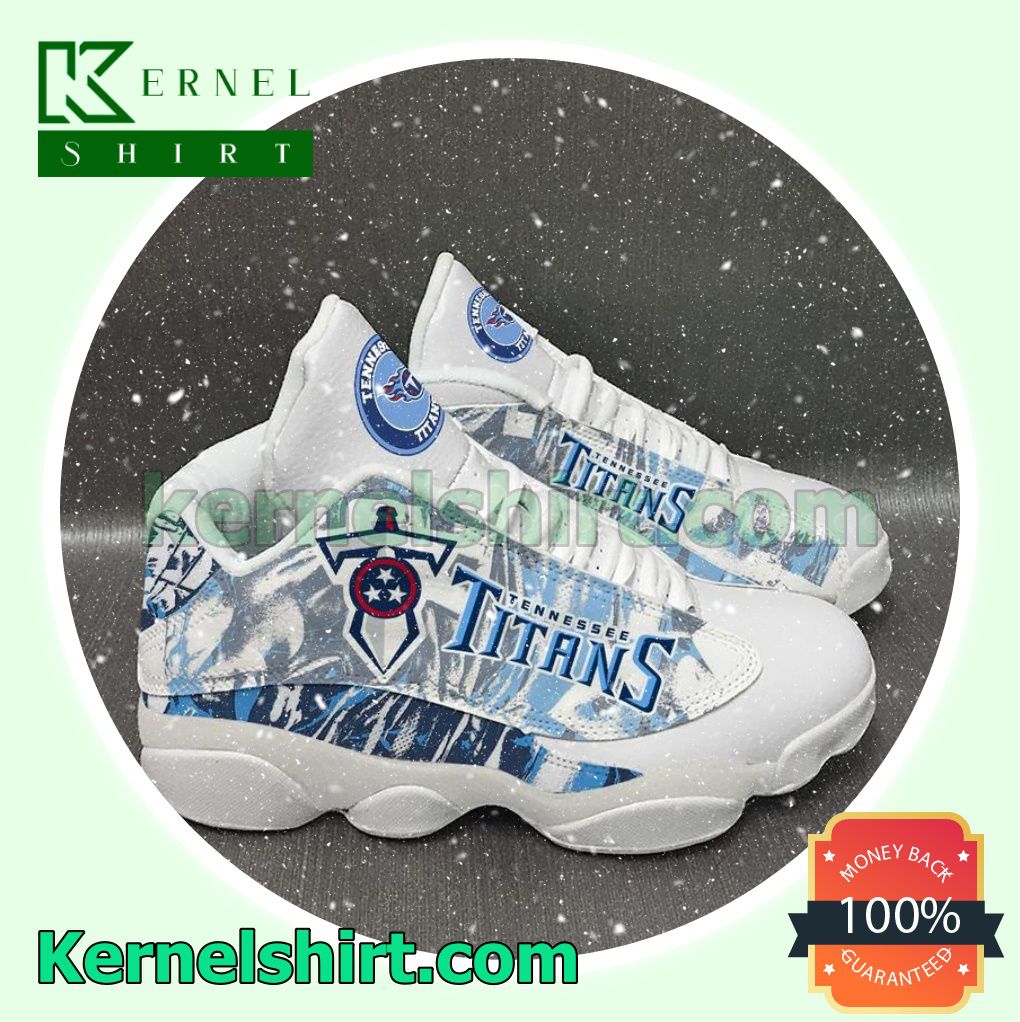 Tennessee Titans White Nike Sneakers