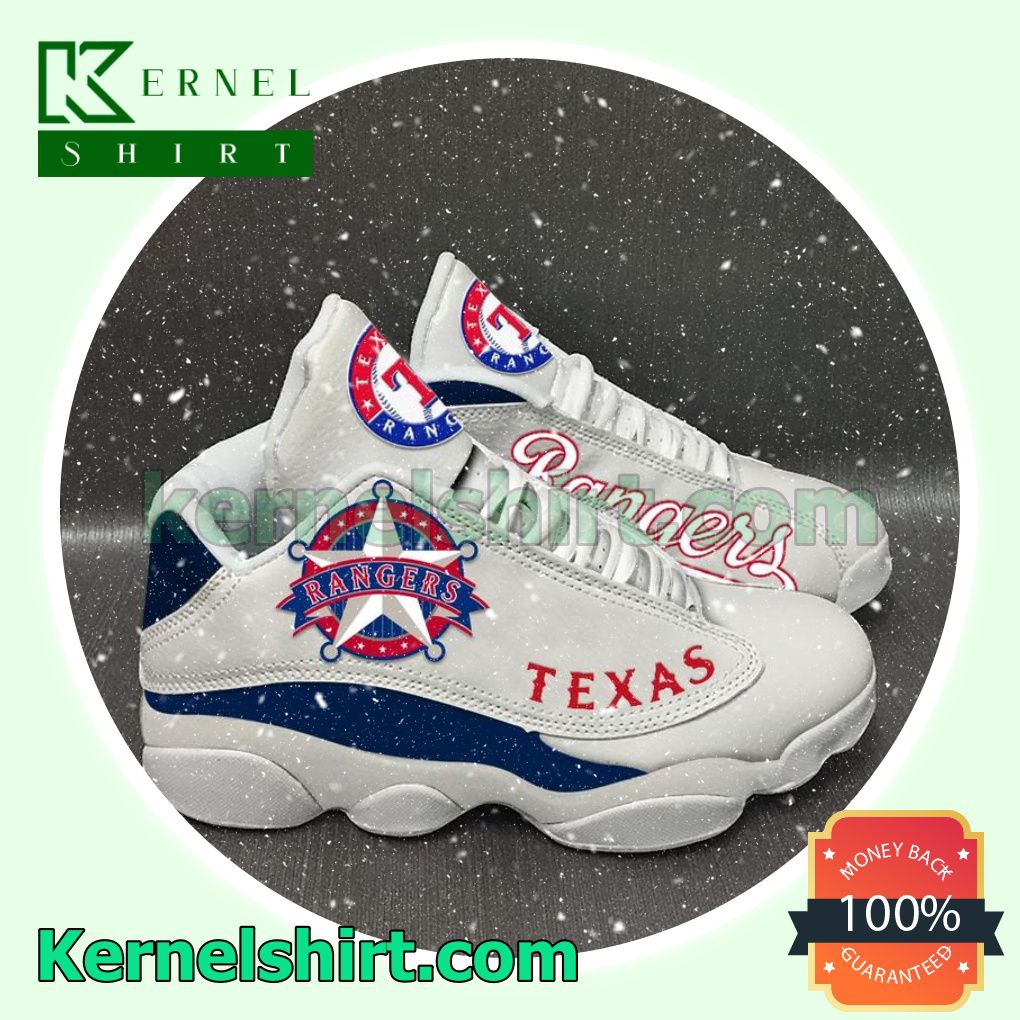  Texas Rangers White Nike Sneakers