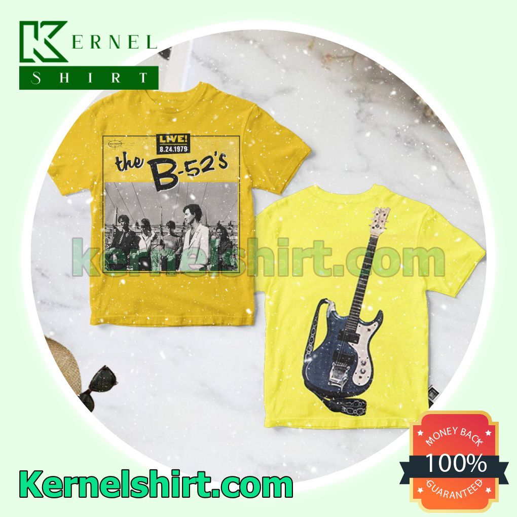 The B-52's Stream Unearthed 1979 Live Album Cover Personalized Shirt