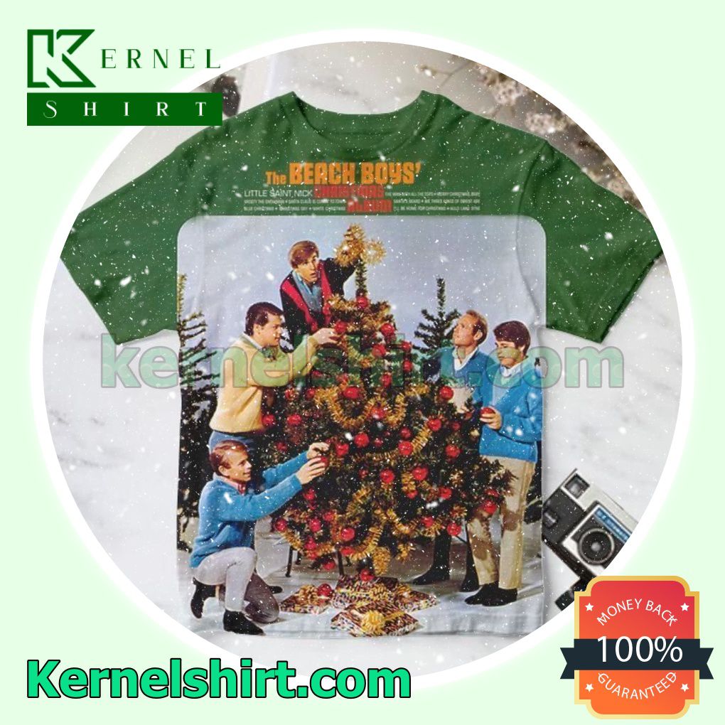 The Beach Boys' Christmas Album Cover Green Gift Shirt