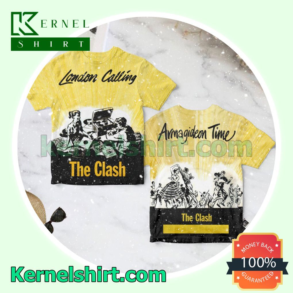 The Clash London Calling Yellow Personalized Shirt