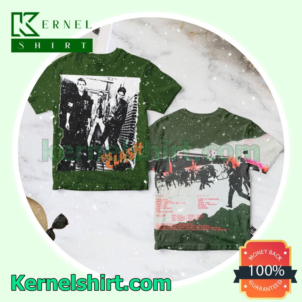 The Clash The Debut Studio Album Cover Green Personalized Shirt