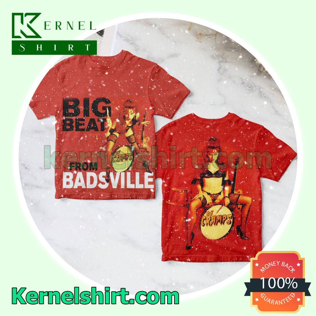 The Cramps Big Beat From Badsville Album Cover Red Personalized Shirt