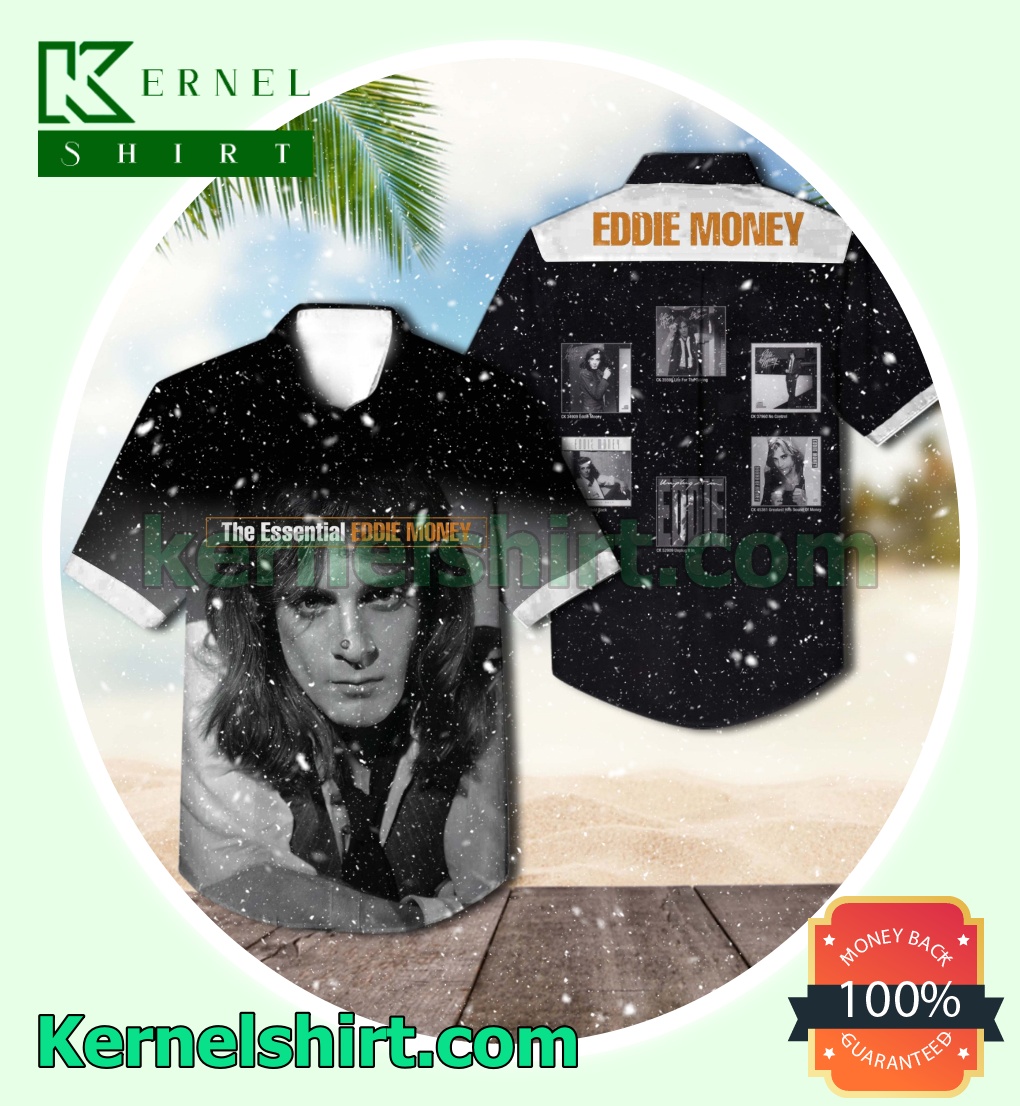 The Essential Eddie Money Compilation Album Cover Short Sleeve Shirts