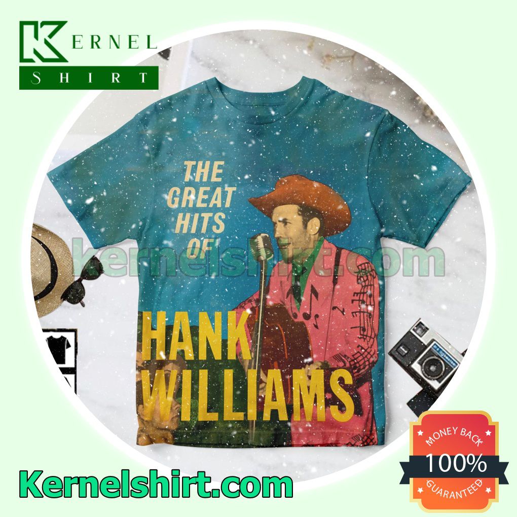 The Greatest Hits Of Hank Williams Blue Personalized Shirt
