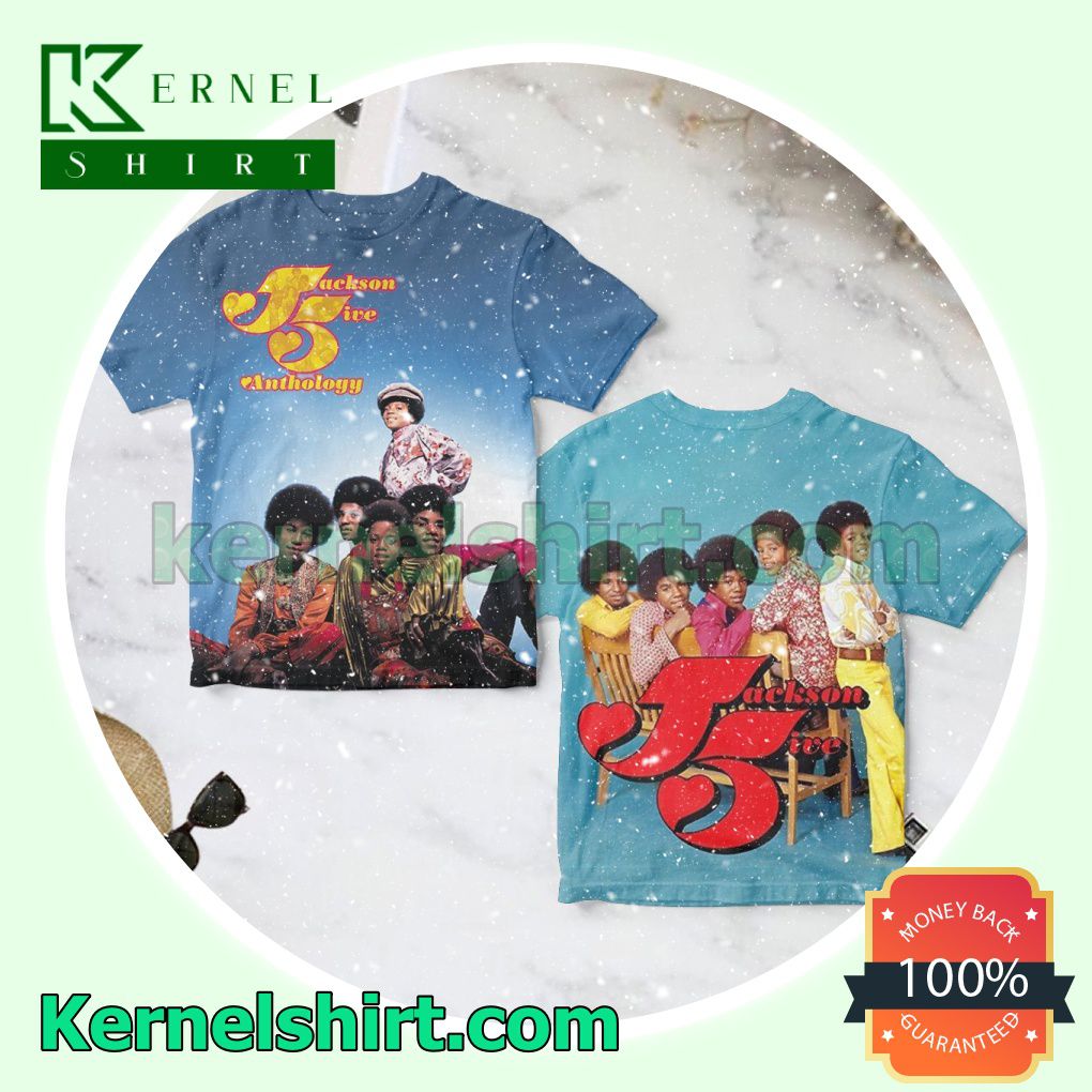 The Jackson 5 Anthology Album Cover Blue Personalized Shirt