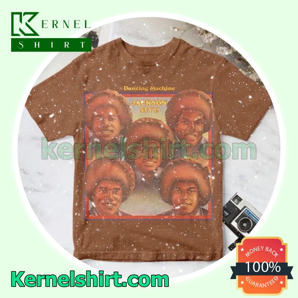The Jackson 5 Dancing Machine Album Cover Brown Personalized Shirt