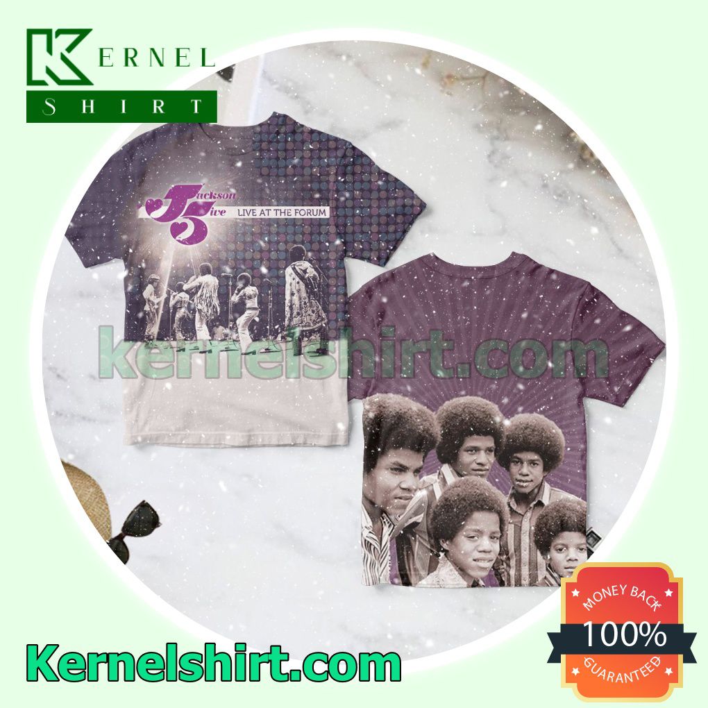 The Jackson 5 Live At The Forum Album Cover Personalized Shirt