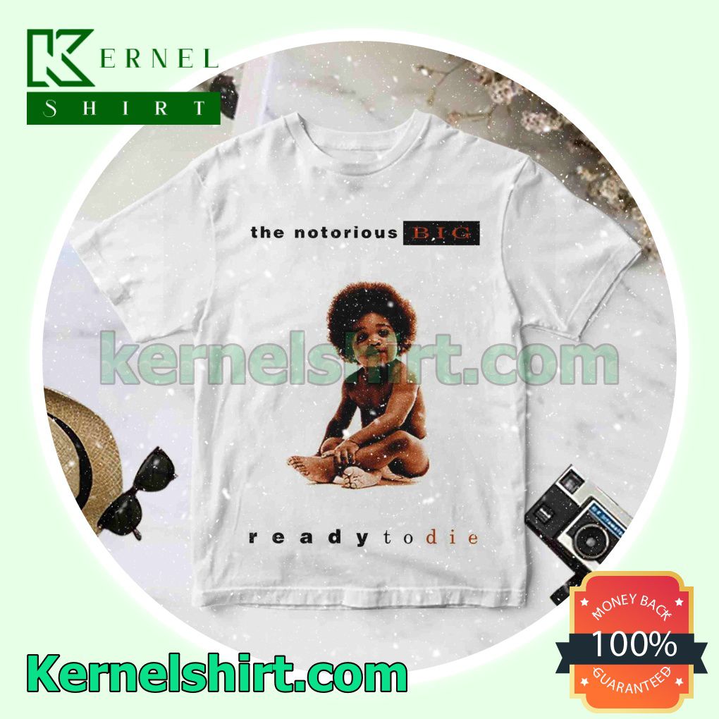The Notorious B.i.g. Ready To Die Album Cover White Personalized Shirt