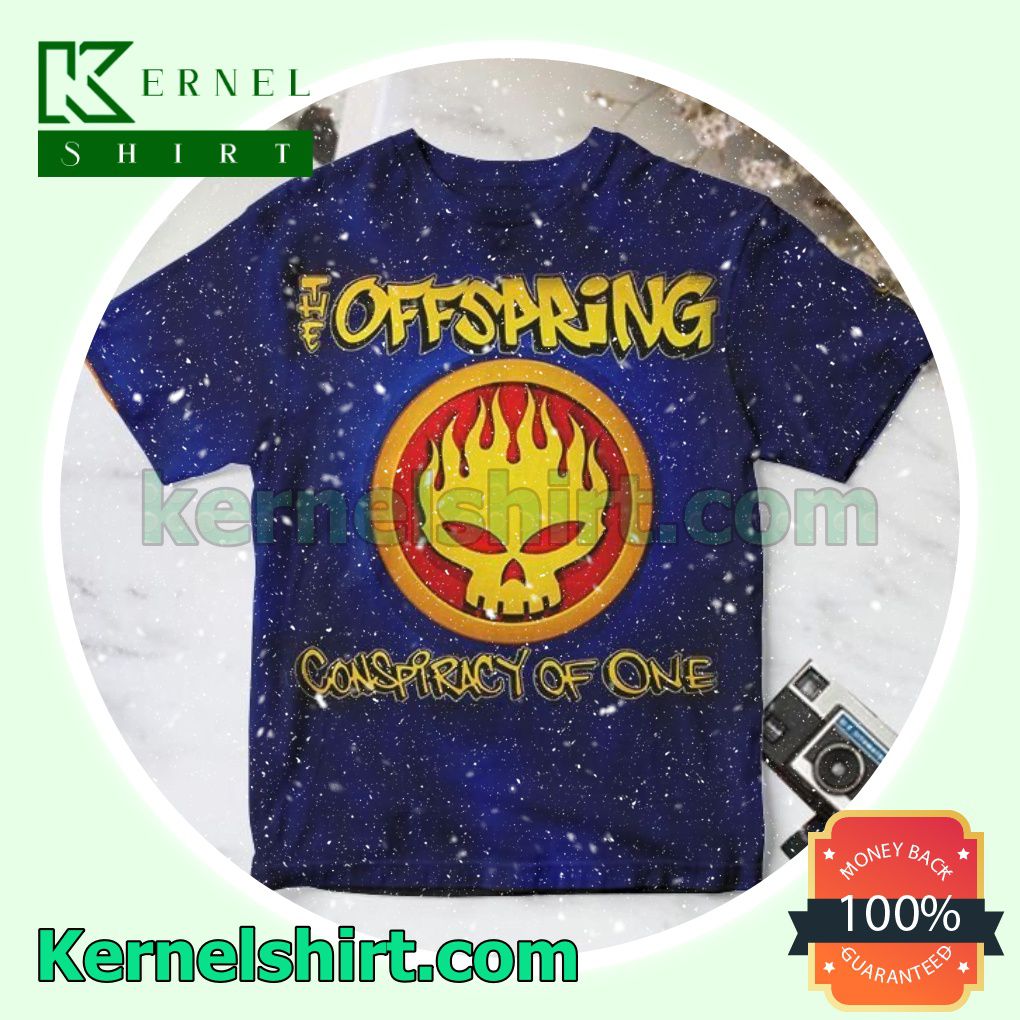 The Offspring Conspiracy Of One Album Cover Blue Gift Shirt
