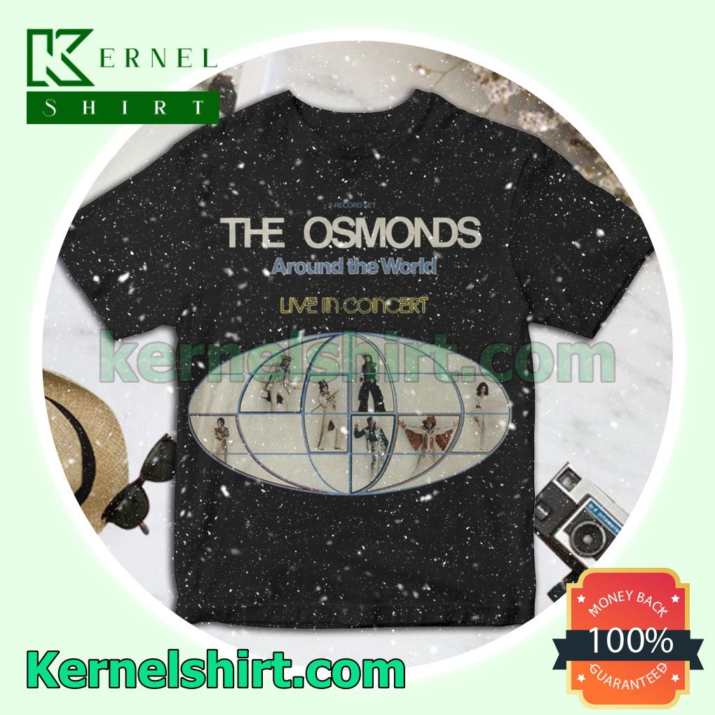 The Osmonds Around The World Live In Concert Album Cover Personalized Shirt
