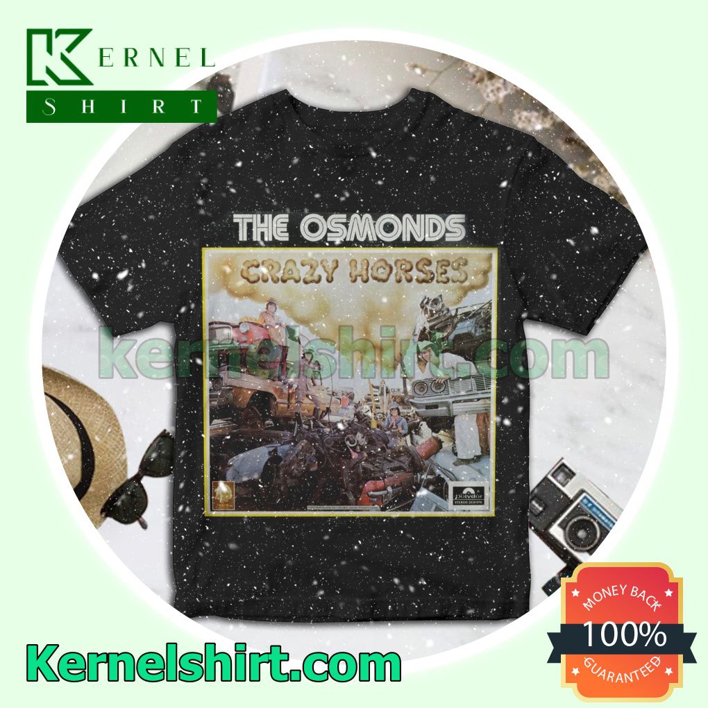 The Osmonds Crazy Horses Album Cover Black Personalized Shirt