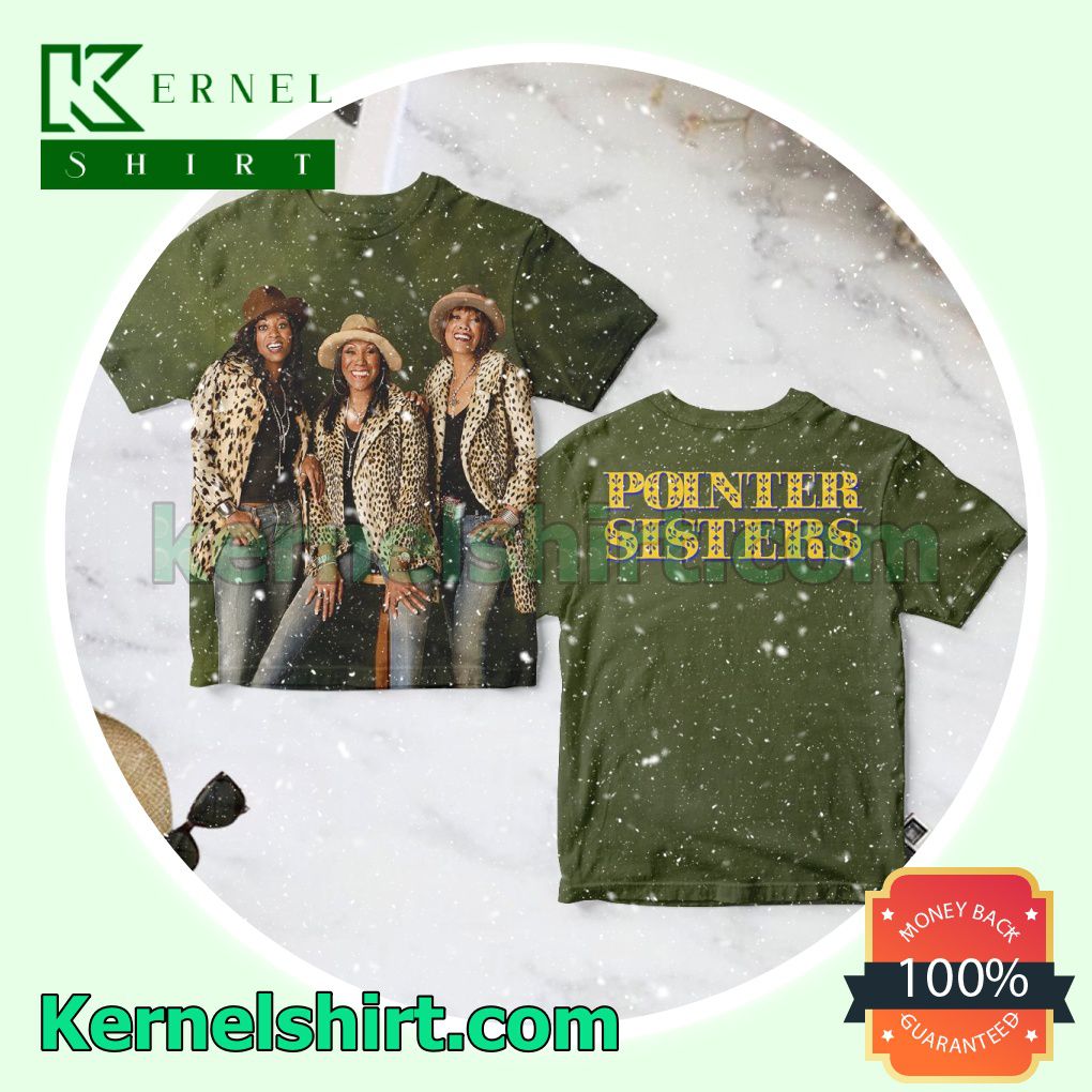 The Pointer Sisters Group Green Personalized Shirt