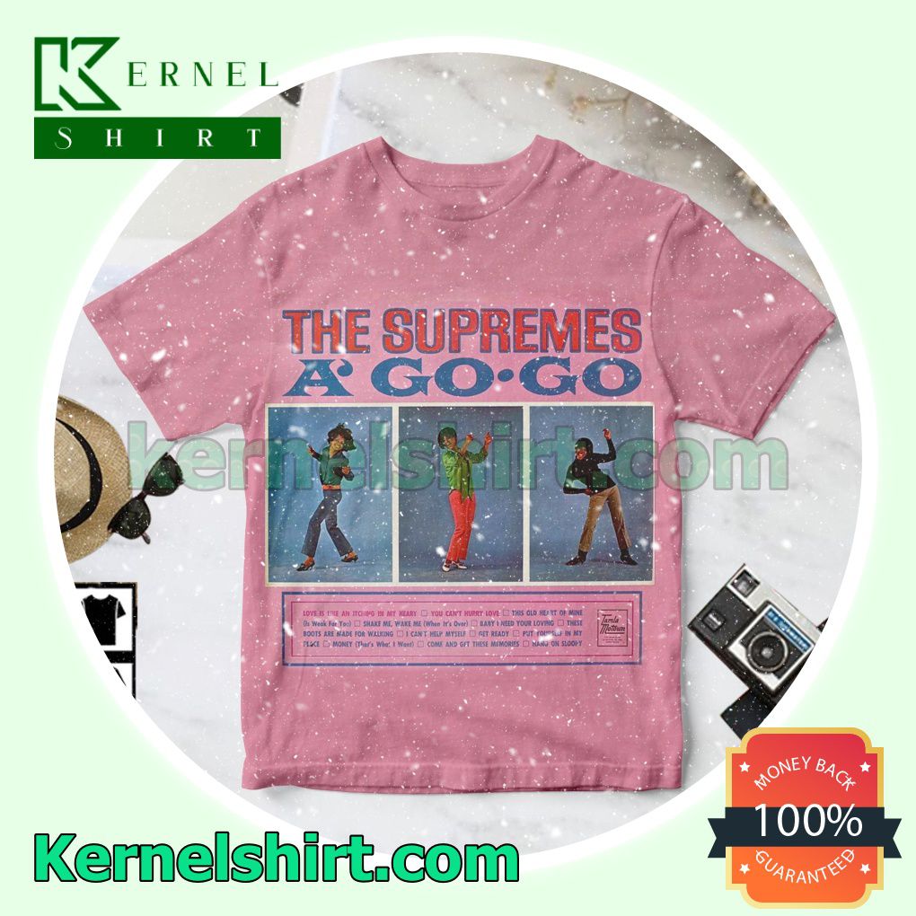 The Supremes A' Go-go Album Cover Pink Personalized Shirt