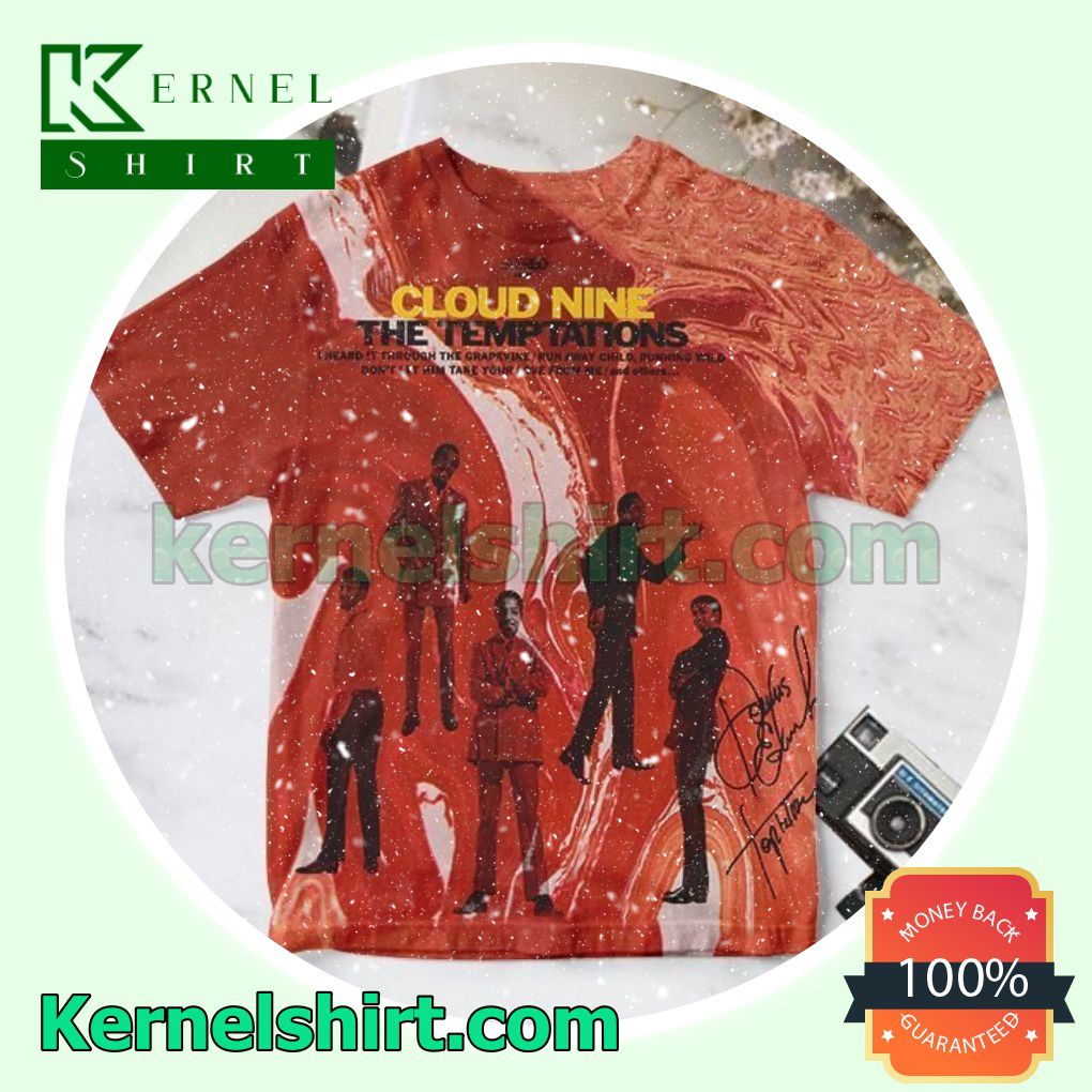 The Temptations Cloud Nine Album Cover Red Personalized Shirt