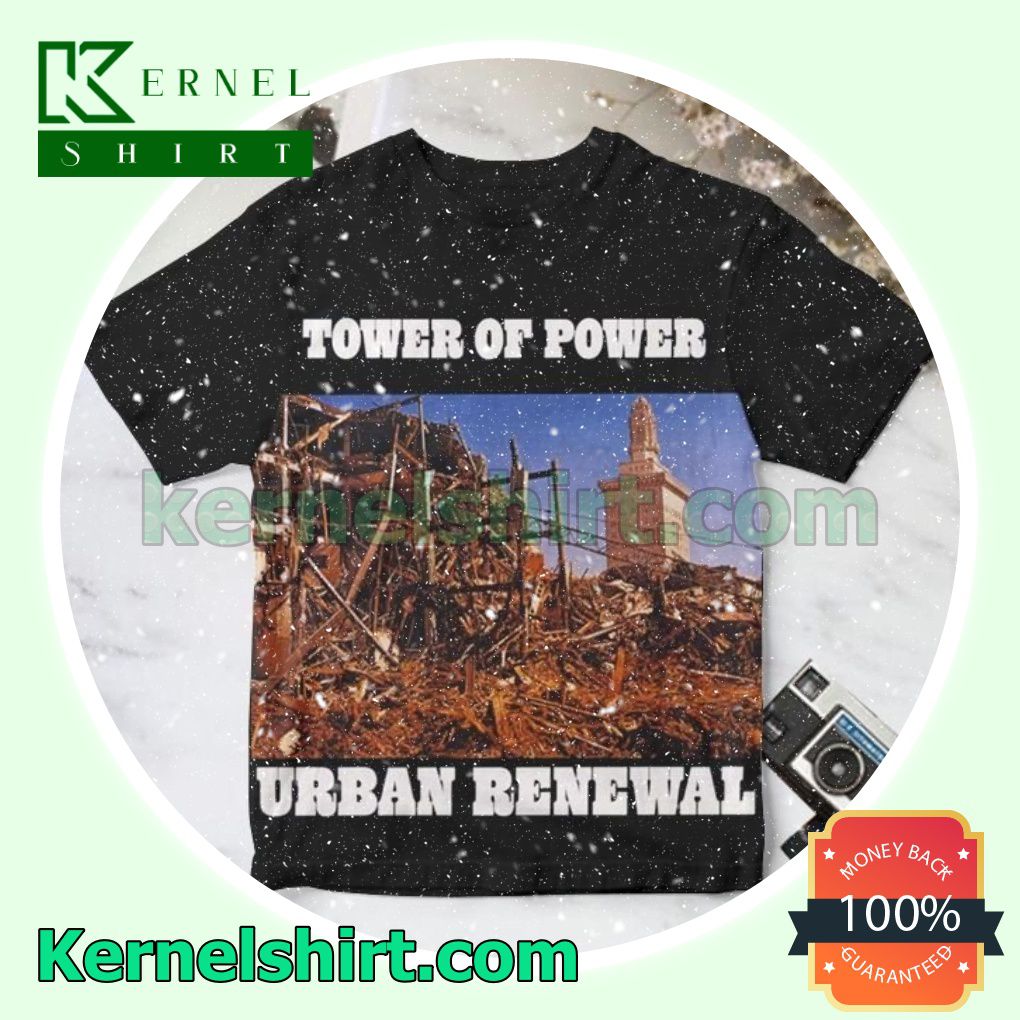Tower Of Power Urban Renewal Album Cover Black Personalized Shirt