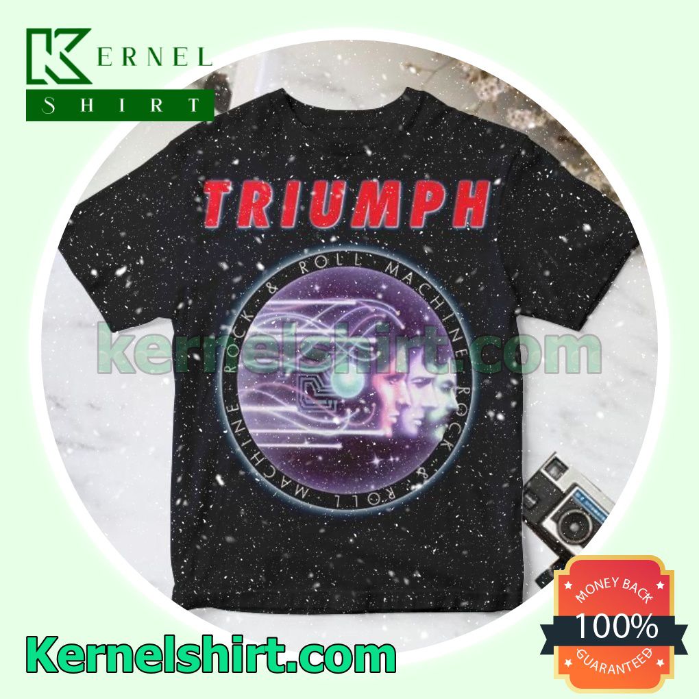 Triumph Rock And Roll Machine Album Cover Custom Shirt