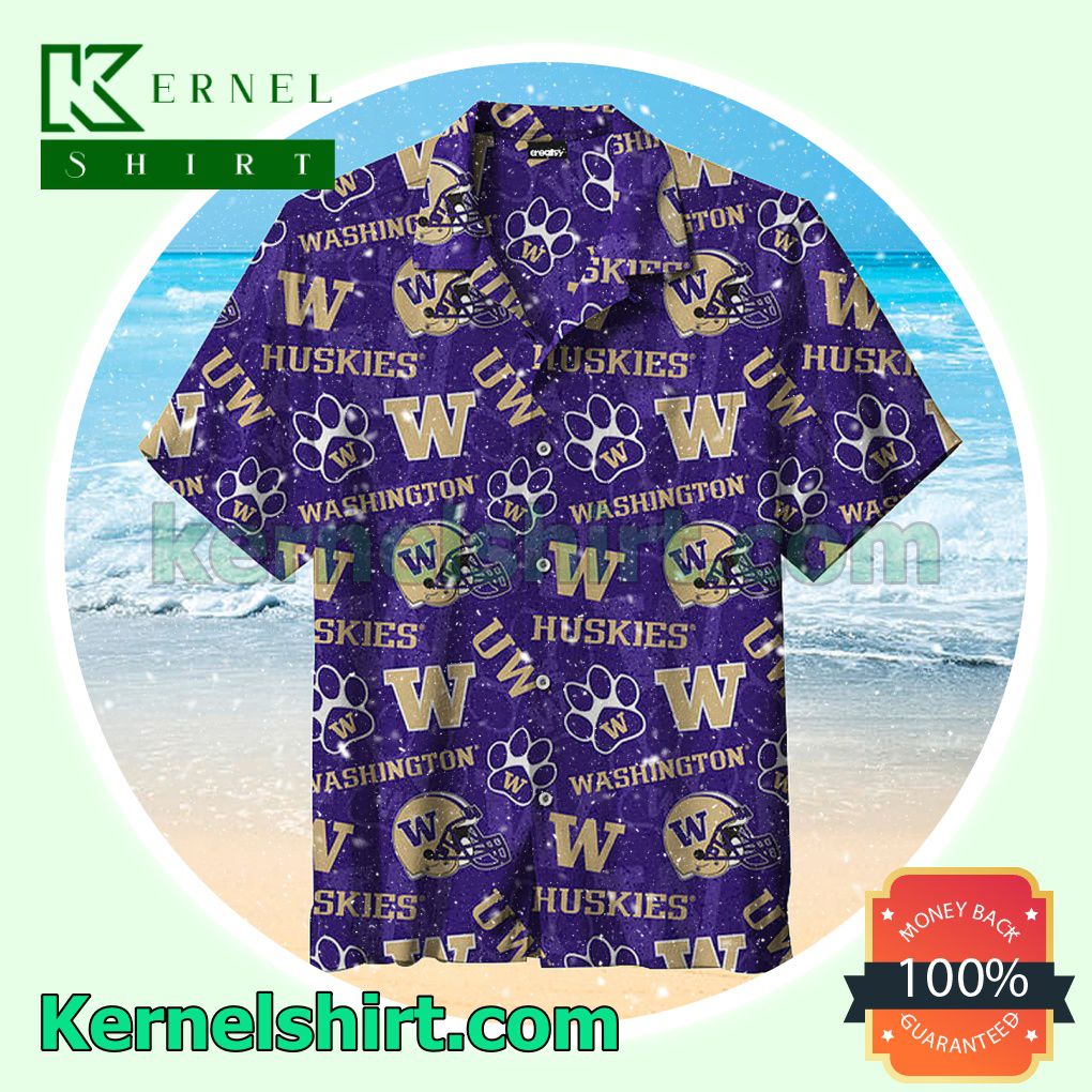 University Of Washington Vintage Purple Summer Shirt