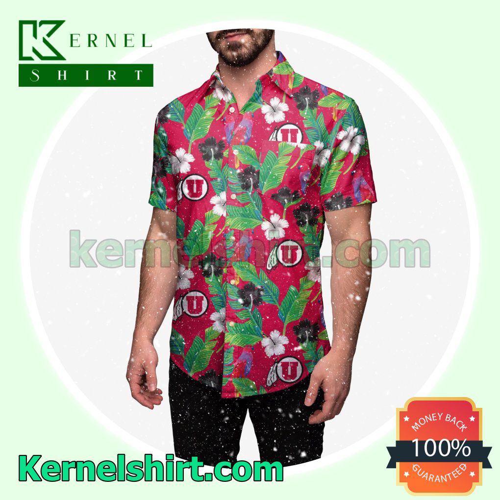 Utah Utes Floral Original Summer Aloha Hawaii Shirt