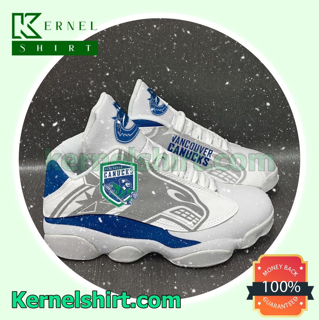 Vancouver Canucks White Nike Sneakers