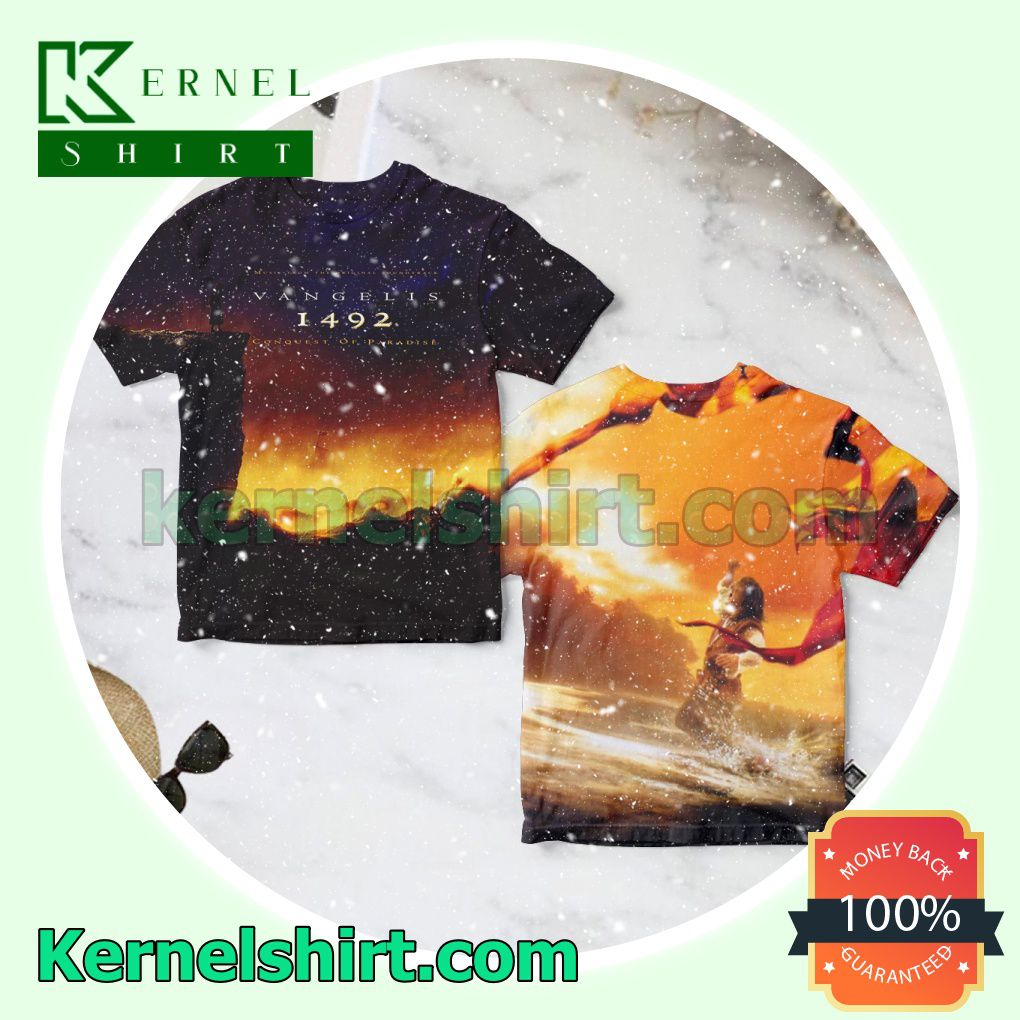 Vangelis 1492 Conquest Of Paradise Album Cover Personalized Shirt
