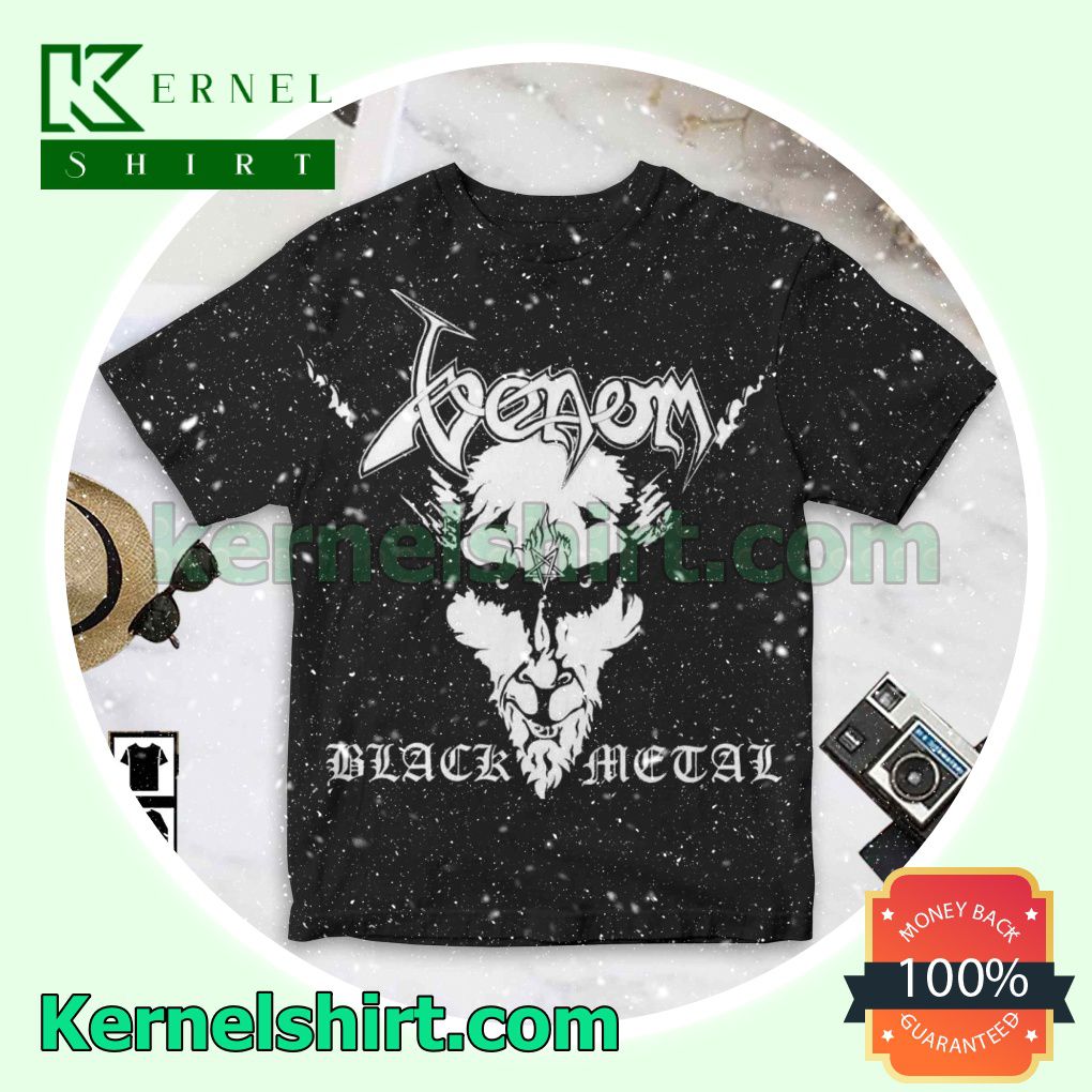 Venom Black Metal Album Cover Black Personalized Shirt
