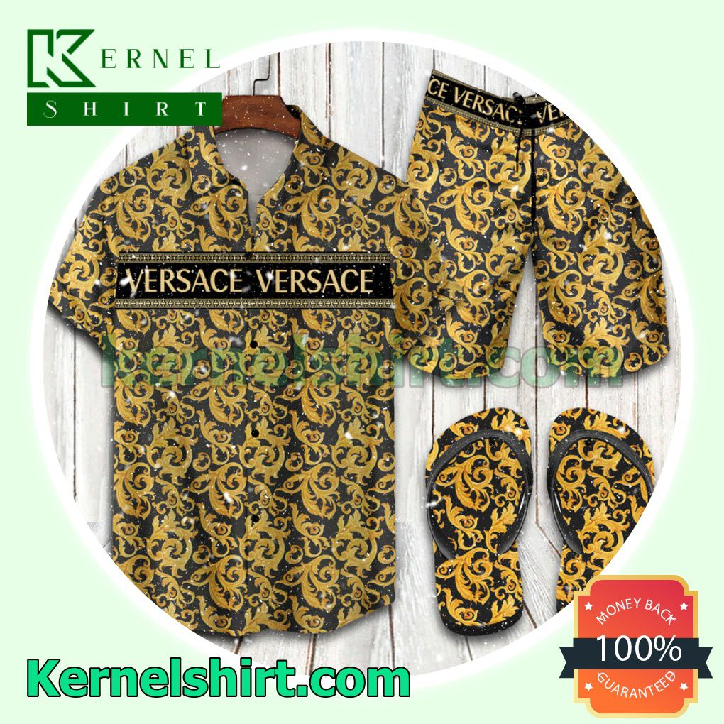Versace Pattern Hawaiian Shirt
