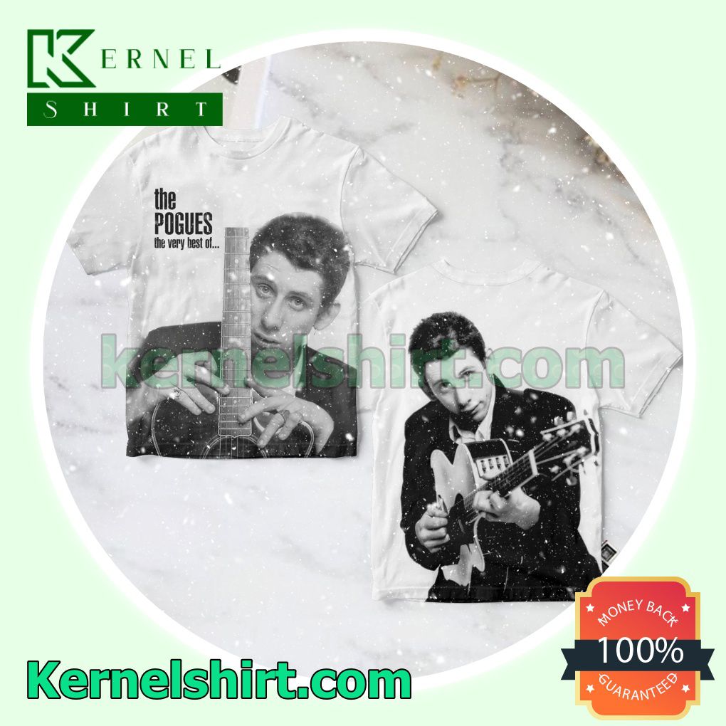 Very Best Of The Pogues Album Cover White Personalized Shirt