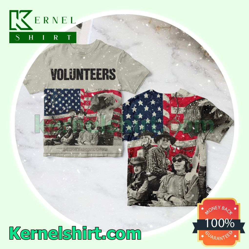 Volunteers Album Cover By Jefferson Airplane Personalized Shirt