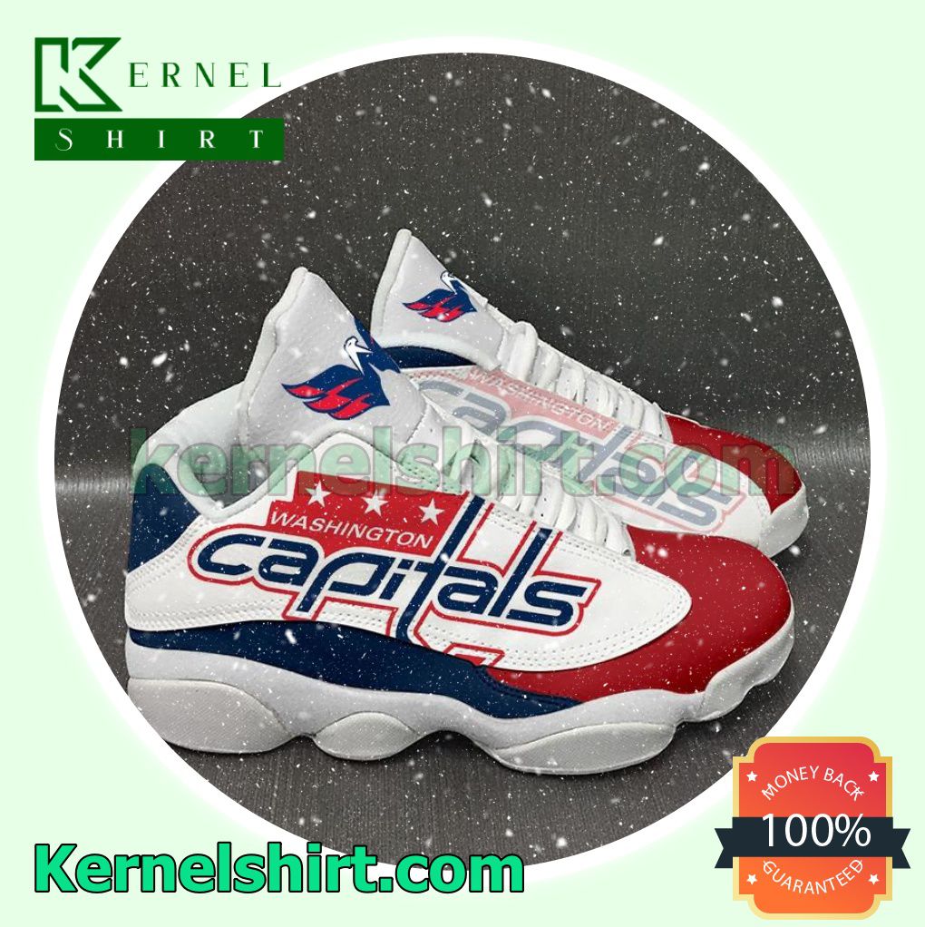 Washington Capitals White Nike Sneakers