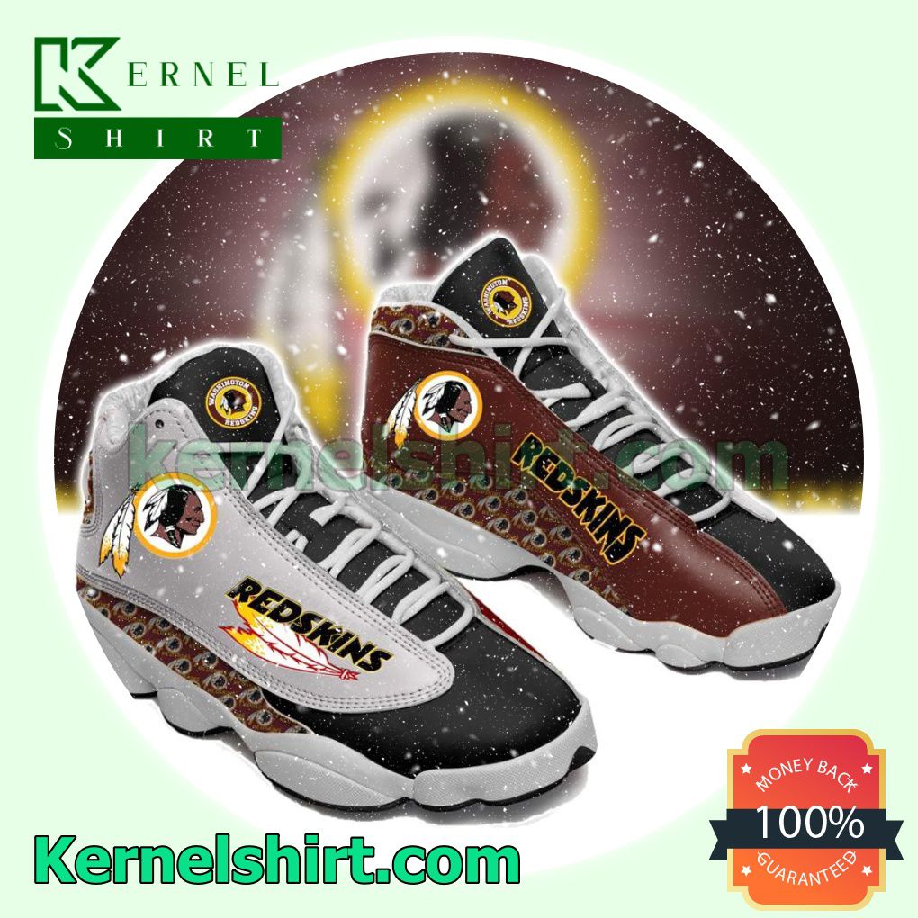 Washington Redskins Black Nike Sneakers