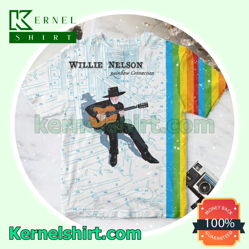 Willie Nelson Rainbow Connection Album Cover Gift Shirt