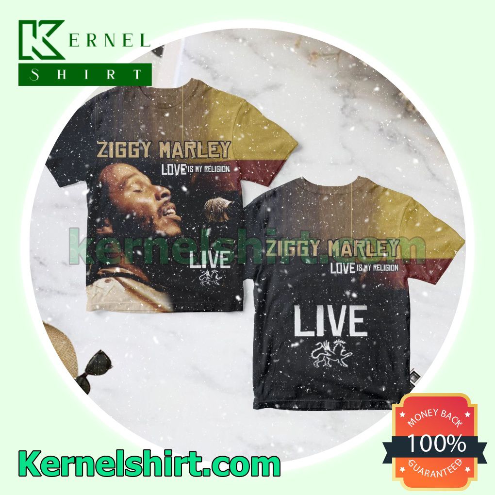 Ziggy Marley Love Is My Religion Live Album Cover Personalized Shirt