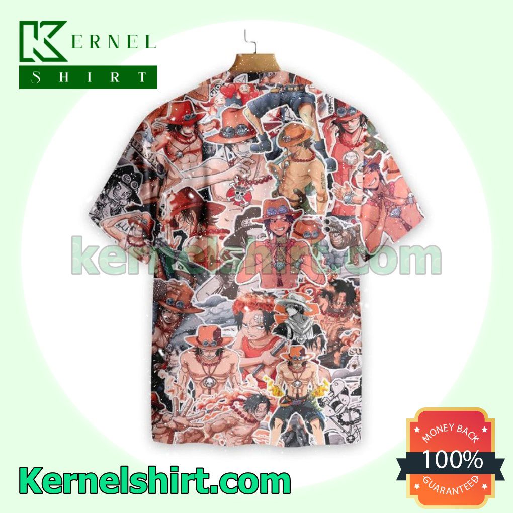 Ace One Piece Shirtless Aloha Beach Hawaiian Shirt a
