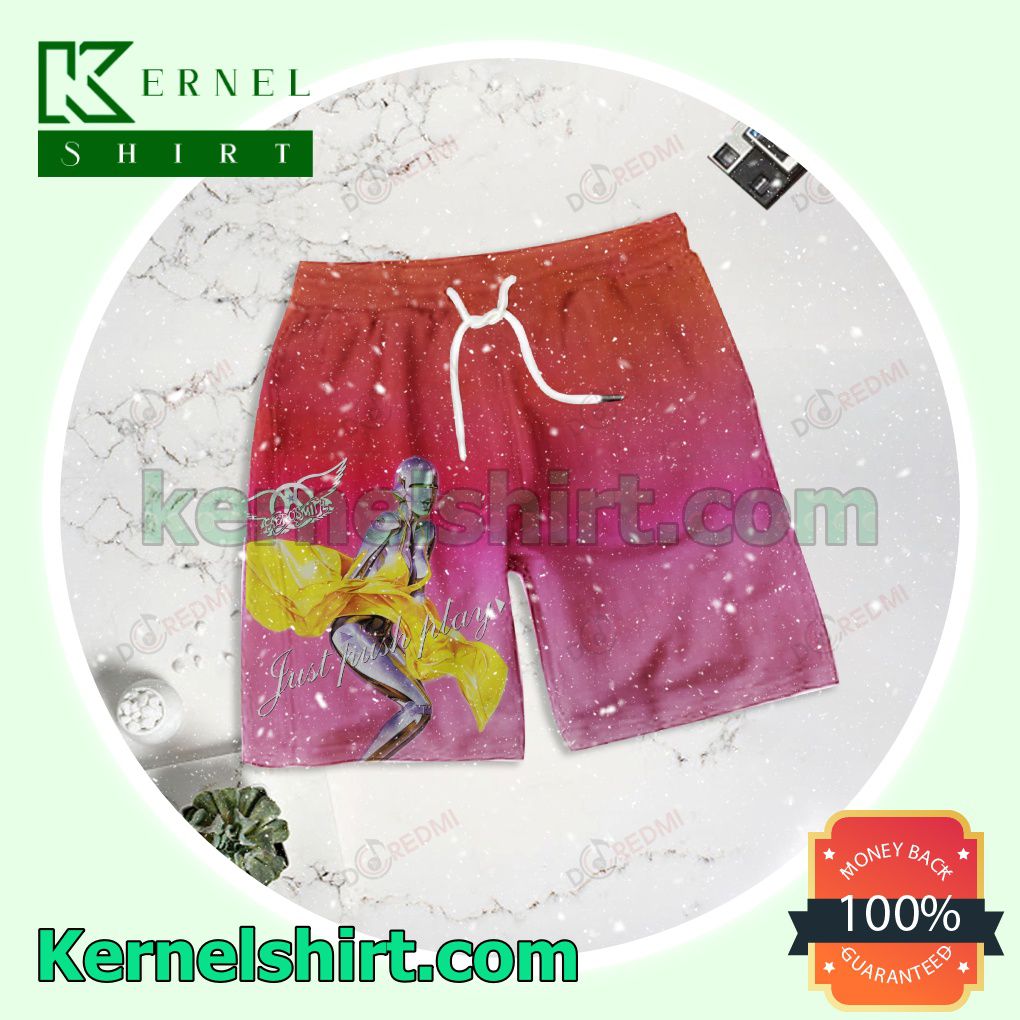 Aerosmith Just Push Play Album Cover Men Shorts