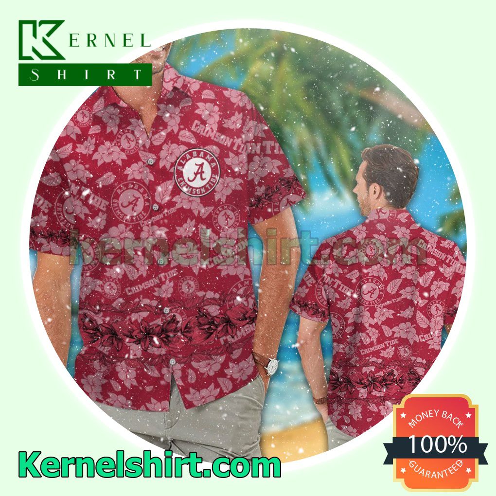 Alabama Crimson Tide Summer Hawaiian Shirt a