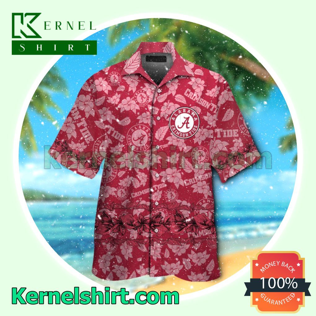 Alabama Crimson Tide Summer Hawaiian Shirt
