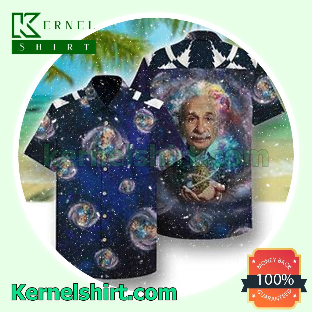 Albert Einstein Universe Beach Shirt