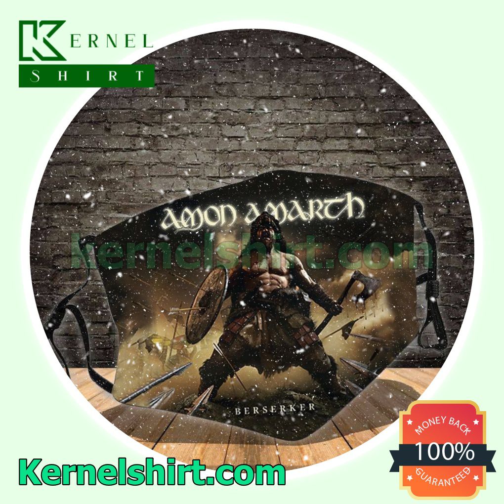 Amon Amarth Berserker Album Cover Washable Mask