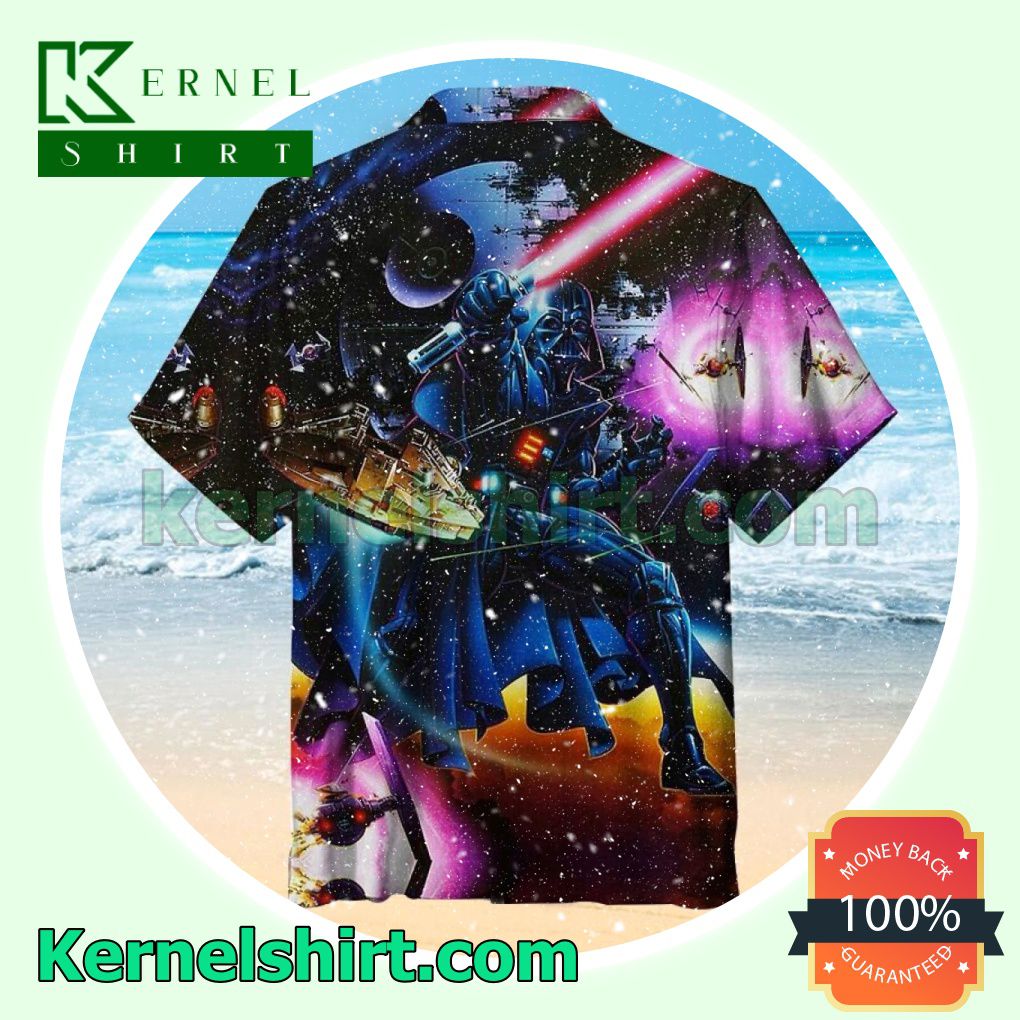 Anakin Skywalker Darth Vader Star Wars Aloha Beach Hawaiian Shirt a