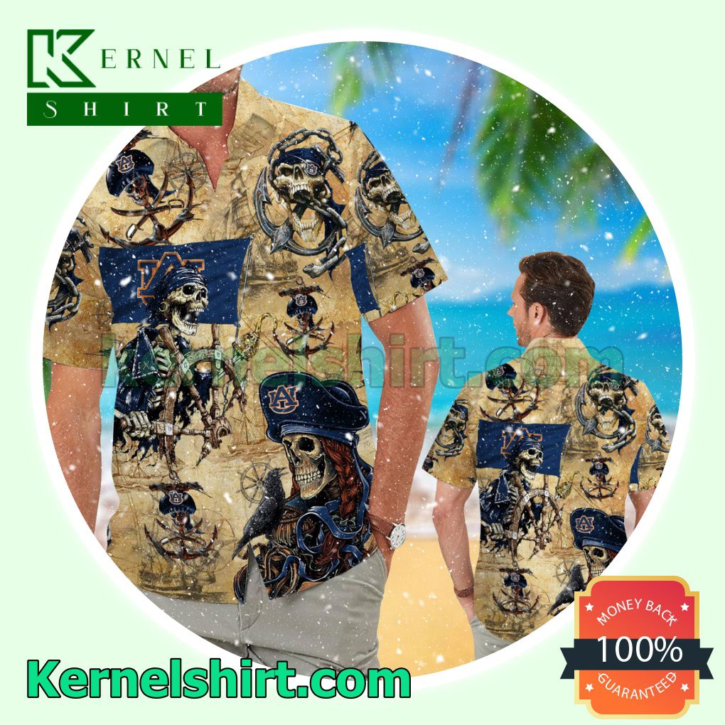 Auburn Tigers Pirates Summer Hawaiian Shirt