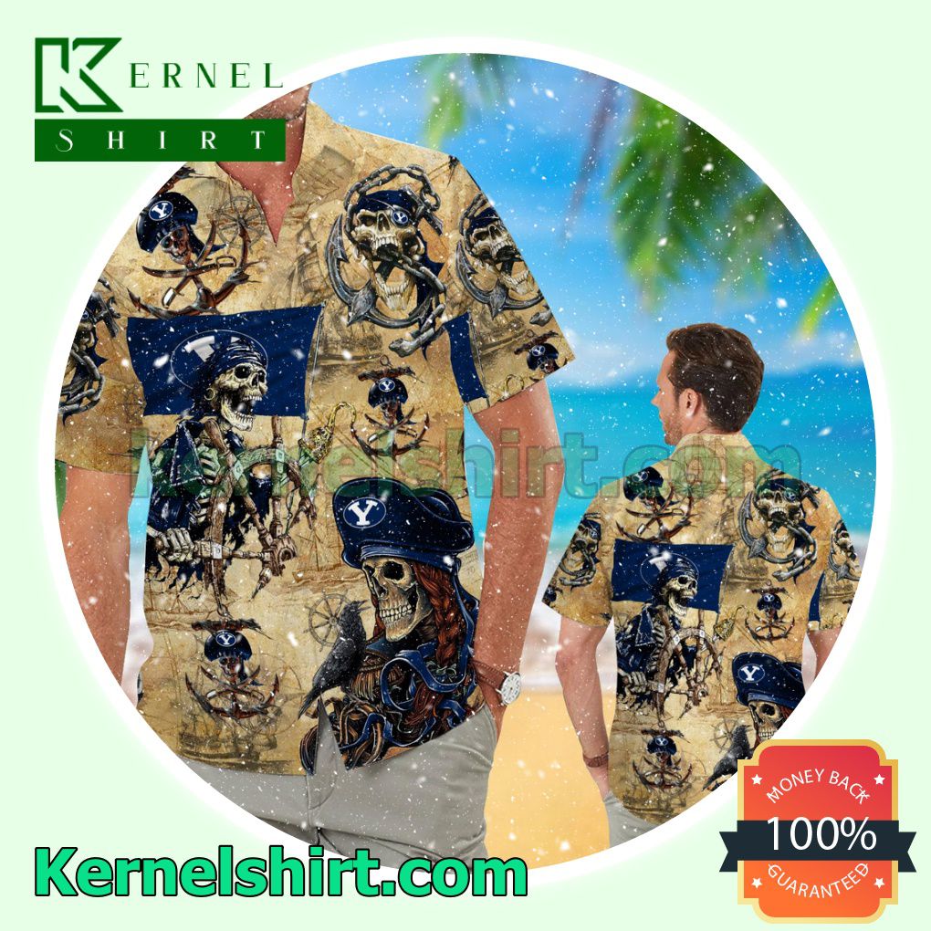 BYU Cougars Pirates Summer Hawaiian Shirt