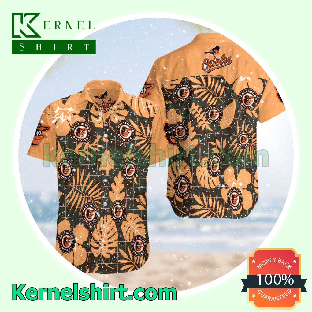 Baltimore Orioles Aloha Beach Hawaiian Shirt